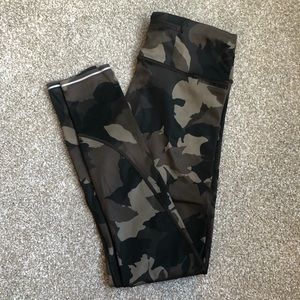 Camo Athleta Leggings, XS